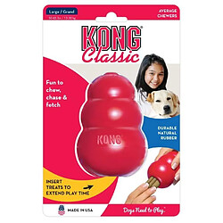 Kong Jouet pour chien Rouge Taille L 10,5 cm