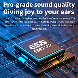 Avis Universal Écran tactile sans perte DSD Lecteur de musique portable HiFi MP3, support USB DAC, enregistrement HD, livres électroniques, calculatrice intégrée | Lecteur HiFi