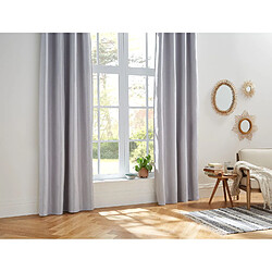 Atmosphera, Createur D'Interieur Rideau occultant Elena - 140 x 260 cm - Gris clair