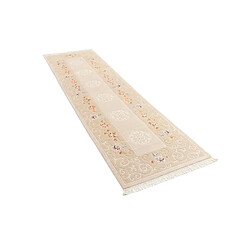 Vidal Tapis de couloir en laine 295x81 brun Darya