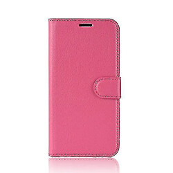 Universal Étui à coque dur pliable multi-poche pour Apple iPhone 5C - rose foncé