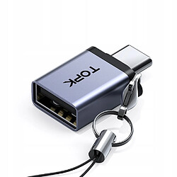 GUPBOO Adaptateur OTG USB Type-C Mâle vers USB3.0 Femelle TOPK,JL103