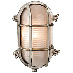 Luminaire Center Applique Nautic, ovale, nickel