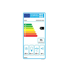 Groupe filtrant 90cm 67db 581m3/h inox. - boxin lx ix a 90 - ELICA