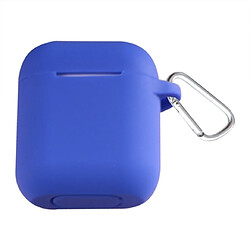 Wewoo Coque Protection Étui en silicone Bluetooth pour écouteurs anti-goutte anti-poussière pour Airpods / Apple (bleu)