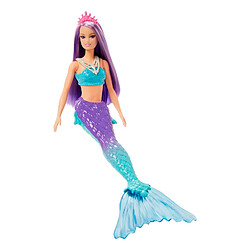 Avis Mattel Barbie Dreamtopia Poupée Barbie Sirène Cheveux Violets