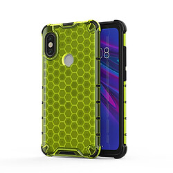 Wewoo Coque Souple Pour Xiaomi Redmi Note5 / Note5 Pro antichoc en nid d'abeille PC + TPU Vert