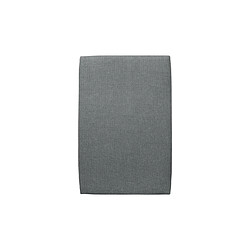 Sommeil de plomb Tete de lit Tapissée Tissu Gris anthracite L 90 cm - Ep 10 cm rembourré