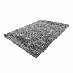 Acheter Paris Prix Tapis Shaggy Fait Main Diamond Gris Blanc 120 x 170 cm