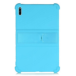 Coque en silicone Souple avec béquille bleu clair pour votre Huawei MatePad 10.4 (2020)