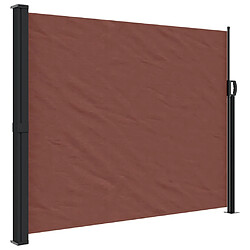 vidaXL Auvent latéral rétractable marron 160x500 cm