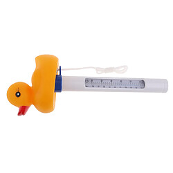 piscine et spas thermomètre flottant température de l'eau de natation avec corde canard