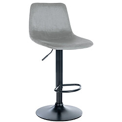 Non Tabouret de bar Divo velours noir