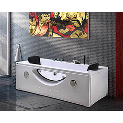 Simba BAIGNOIRE BALNEO MASSANTE - ANGLE HAUTE - BAIN TOURBILLON - mod HARMONY 180 x 90cmWHIRLPOOL BALNEO 2 PERSONNES