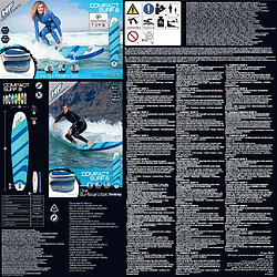 Acheter Bestway SUP gonflable Hydro-Force Compact Surf 8 243x57x7 cm