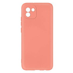 Avizar Coque Samsung Galaxy A03 Silicone Semi-rigide Finition Soft-touch Fine rose