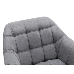 Acheter Vente-Unique Fauteuil en tissu gris CASERTA