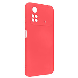 Avizar Coque Xiaomi Poco M4 Pro 4G Semi-rigide Soft-touch Fine fuschia