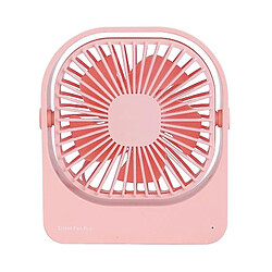 (Rose) Petit Ventilateur De Bureau Usb Ventilateur De Refroidissement Silencieux De Bureau Portable Pour Bureau à Domicile