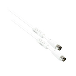 Alcasa S-PAK20 câble coaxial IEC 20 m Blanc - Câbles coaxiaux (IEC, IEC, Droit, Droit, 20 m, Blanc)