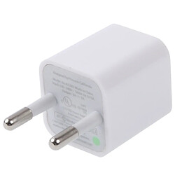 Wewoo Pour iPad, iPhone, Galaxy, Huawei, blanc Xiaomi, LG, HTC et autres smartphone, appareils rechargeables 1A Haute Qualité UE Plug USB Chargeur,