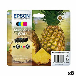 Cartouche d'encre originale Epson XP-2200 WF-2910DWF Noir/Cyan/Magenta/Jaune (8 Unités)