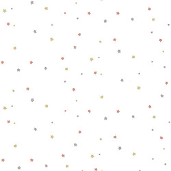 Noordwand Papier peint Mondo baby Little Stars Rose et blanc