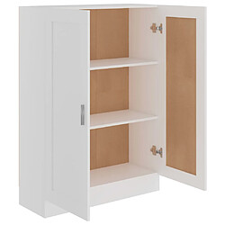 Acheter vidaXL Bibliothèque Blanc 82,5x30,5x115 cm Bois d'ingénierie