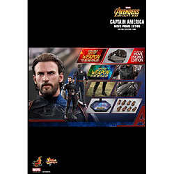 Hot Toys MMS481 - Marvel Comics - Avengers 3 : Infinity War - Captain America Movie Promo Edition Deluxe Version