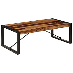 vidaXL Table basse 120x60x40 cm Bois massif