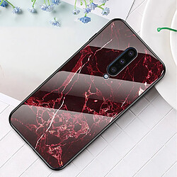 Coque en TPU combo motif marbre rouge pour votre OnePlus 8