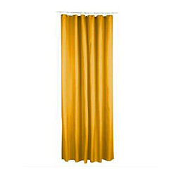 Rideau de Douche Polyester 180x200cm Jaune