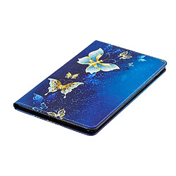 Acheter Etui en PU motif imprimé avec support papillons élégants pour votre Samsung Galaxy Tab A 10.1 (2019) T510