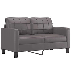 Acheter Maison Chic Ensemble de canapés 2 pcs avec coussins, Canapé droit Sofa pour Salon Gris Similicuir -GKD971464