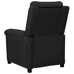 Avis vidaXL Fauteuil de massage Noir Tissu