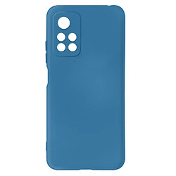 Avizar Coque Poco M4 Pro 5G et Redmi Note 11S 5G Semi-rigide Soft-touch bleu