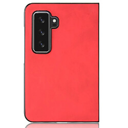 Coque en TPU + PU rouge pour Microsoft Surface Duo 2