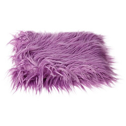 Bébé Nouveau-né De La Fourrure Photo Photographie Props Blanket Tapis Fond Violet