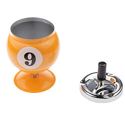 Piscine En Aluminium Cadeau De Collection Billard Cendrier Balle Avec La Base Jaune 9 pas cher