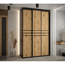 Abiks Meble Armoire Davos 10 À Portes Coulissantes 235,2/150/45 3 Portes