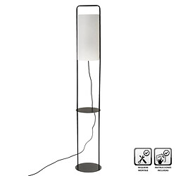 BigBuy Home Lampe de bureau Noir Métal 60 W 220-240 V 22 x 22 x 150 cm