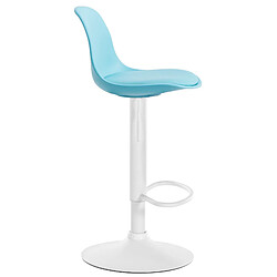 Avis Non Tabouret de bar Kiel simili cuir blanc