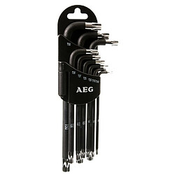 AEG set de 9 cles etoile/support