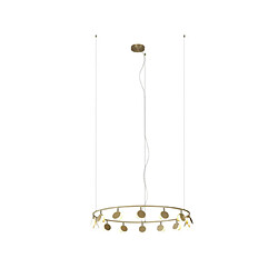 Luminaire Center Suspension LED Shell Or