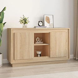 vidaXL Buffet chêne sonoma 102x35x60 cm bois d'ingénierie