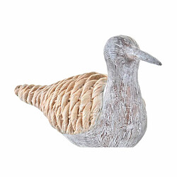 Figurine Décorative DKD Home Decor Naturel Gris Résine méditerranéen Mouette (23 x 9 x 26,7 cm)