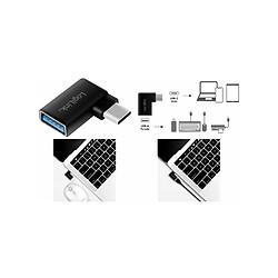 LogiLink Adaptateur USB 3.2, mâle USB-C-femelle USB-A, noir ()