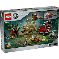 LEGO 76965 Missions dinosaures : la découverte du stégosaure