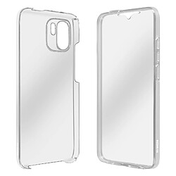 Avizar Coque pour Xiaomi Redmi A1 et A2 Arrière Rigide et Avant Souple Transparent