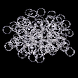 100 pcs nylon soutien-gorge sangle réglage curseur o anneau lingerie couture artisanat clair